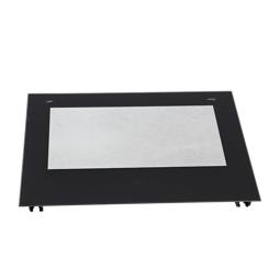 front glass, black, Electrolux, 594x466mm