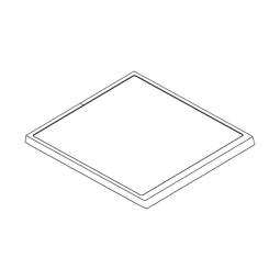 encimera, blanco, 597x599.4mm