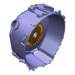 shell,rear tub,assembly,G50 D25