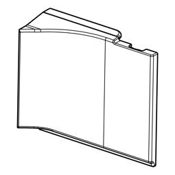 pokrywa, panel przedni, lewy