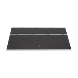 frontpanel, glas, svart