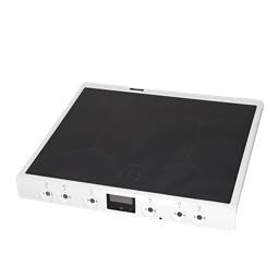 cooking top with frame, white, 696x597.8mm