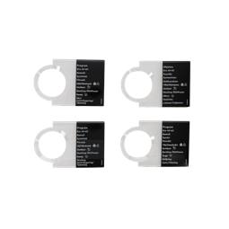 programme plate,knob,adhesive,DA,NO,FI,SV