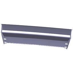 deurpaneel vriesvak, neutraal, 692,449x155mm