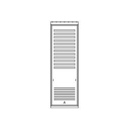 dörr kyl-, rostfri, LCD,586,5x1812mm