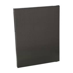 freezer door, assembly, black, 720x595mm