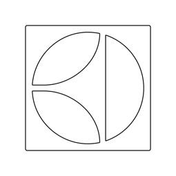 skylt, Electrolux, 82.4x75.3mm