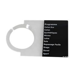 programme plate,knob,adhesive,FR