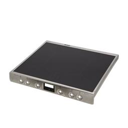 cooking top with frame, inox, 696x597.8mm