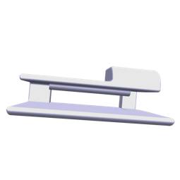 holder, glass shelf, left,