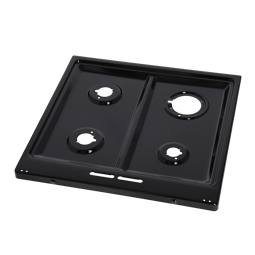 work top, black, 545x590mm