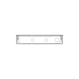 panel mandos, negro, 60cm, SET, 2K