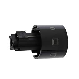 Knebel, Funktionen, schwarz, 6+0