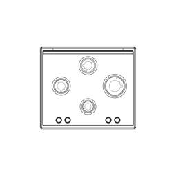 work top, inox, Electrolux, 594x510mm