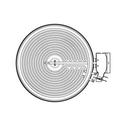 Strahlungsheizer,140mm, 400V, 1200W