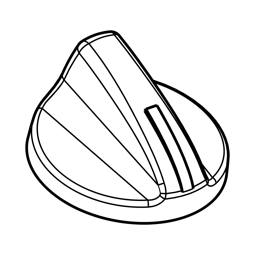 knob, inox