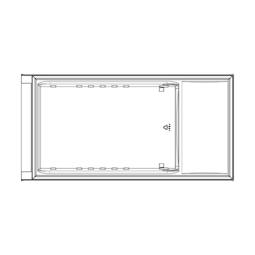 fridge door, inox, LCD,590.5x1016mm