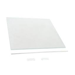 hylla glas-, sats, 405x385mm