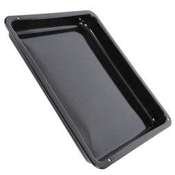 Fettpfanne für Backöfen, schwarz - 426x360x42mm