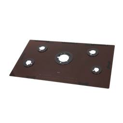 work top, black, AEG, 890x510mm
