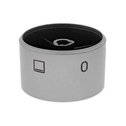 knob, function, grey, 5+0