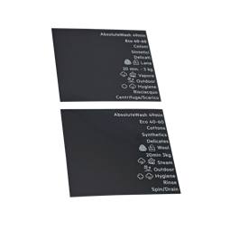 programme plate, knob, adhesive