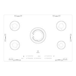 work top, black, AEG, 750x510mm
