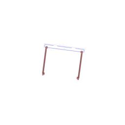 Monteringssats till glaslucka - 594x470mm