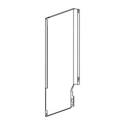 right side panel, white, 519x808mm