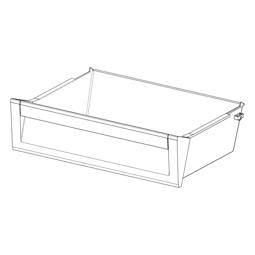 Drawer, assembly, neutral, 296,444x118.5mm
