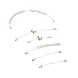 tuyau, plastique, ensemble,