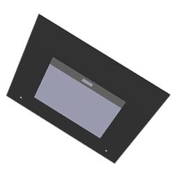 Deurglasset - 594x467mm