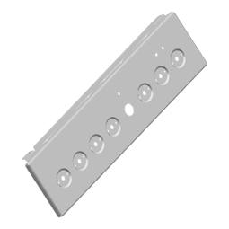 manöverpanel, vit, 50cm,7K