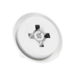 White Hob Control Knob