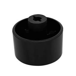knob, black,