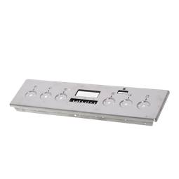 BEDIENBLENDE,INOX,50CM, SET, 6