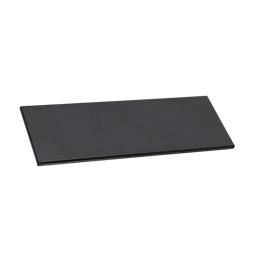 décor tiroir, plat, noir