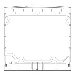 work top, assembly, silver, 7952, 597x501,6mm