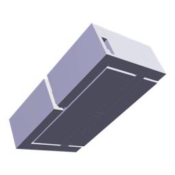 Gefrierschubladentür - Stainless Steel - 913x229mm