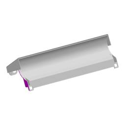 BLENDE,INOX,108X598MM