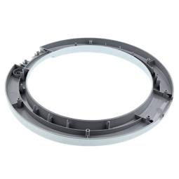 Cadre de hublot externe argent pour lave-linge