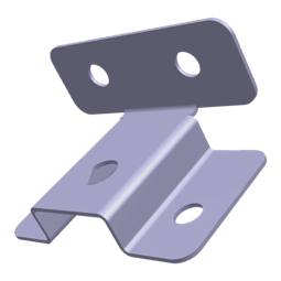 bracket, thermostat,