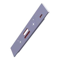BEDIENBLENDE,INOX,60CM,SET,2K