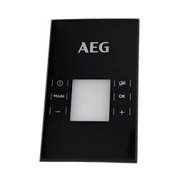 programme plate, LCD, AEG