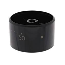 knob, thermostat, black, 0-250