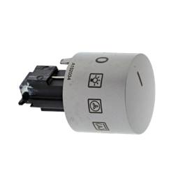 knob, function, black, 9+0
