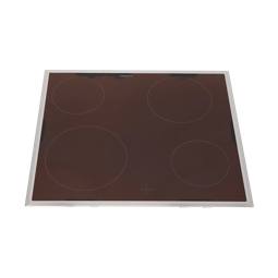 Glasplatte mit Rahmen,Inox,Zanker,576x506mm