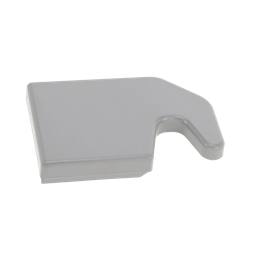 hinge cover, left, grey