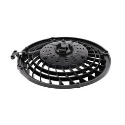 motor cover, round, grid, plas.