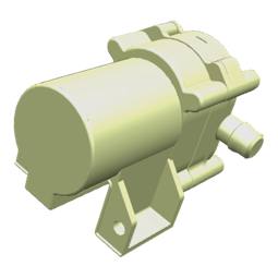 Pump, water distributor, 12V, 1.31L/min,105mm